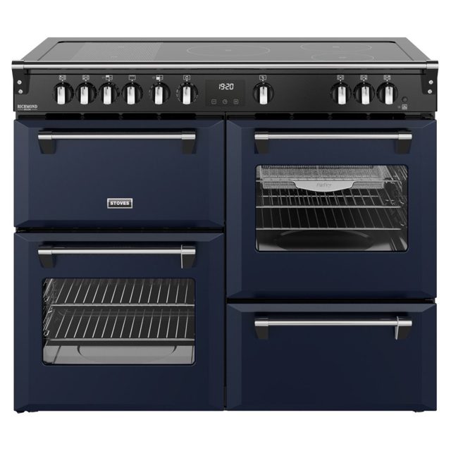 Stoves Richmond Deluxe 110EI Induction Range Cooker 444412036 MIDNIGHT BLUE