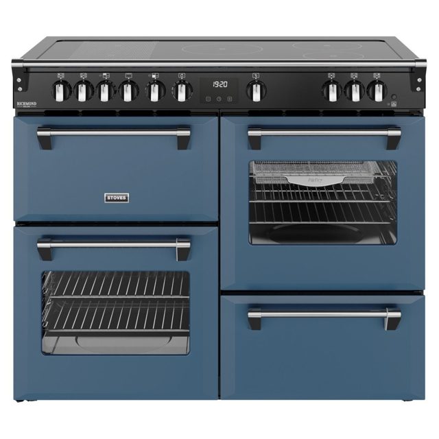 Stoves Richmond Deluxe 110EI Induction Range Cooker 444412035 TWILIGHT BLUE