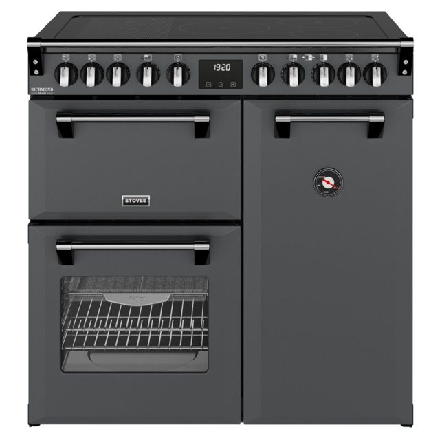 Stoves Richmond Deluxe 90EI Induction Range Cooker 444412009 ANTHRACITE