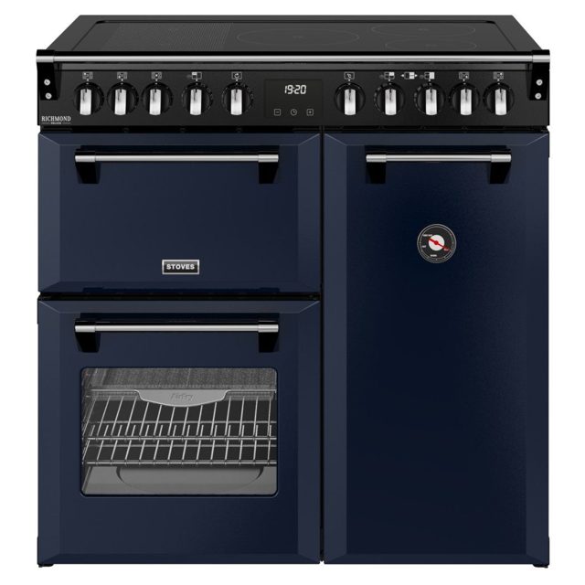 Stoves Richmond Deluxe 90EI Induction Range Cooker 444412012 MIDNIGHT BLUE