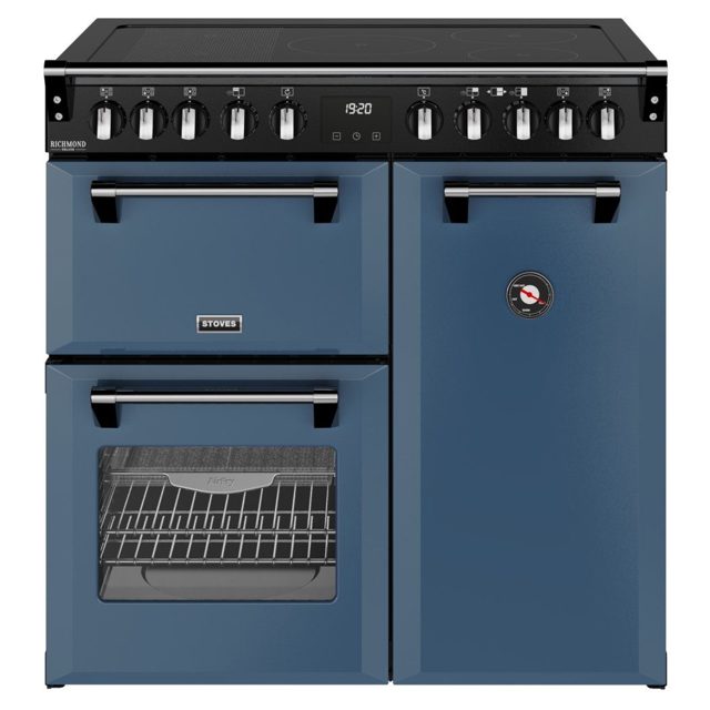 Stoves Richmond Deluxe 90EI Induction Range Cooker 444412011 TWILIGHT BLUE