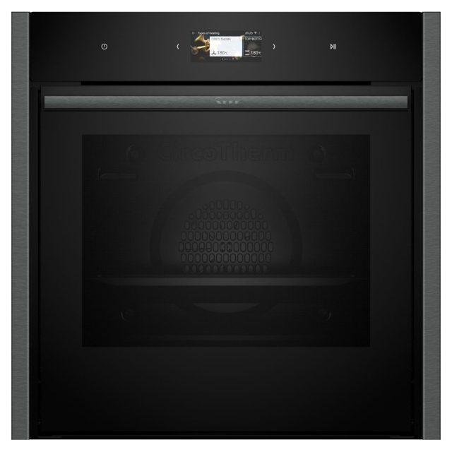 Neff N90 Slide & Hide Multifunction Single Oven B64CS51G0B Graphite