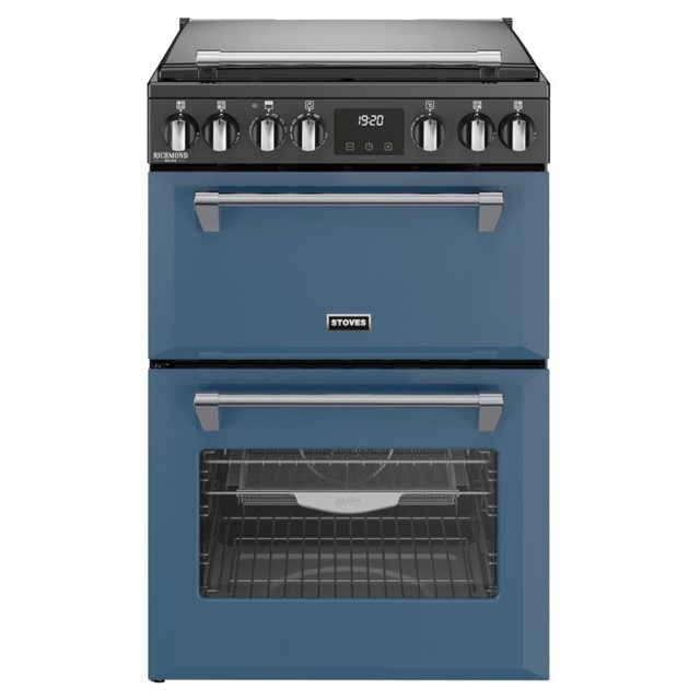 Stoves Richmond Deluxe 60DF Dual Fuel Mini Range Cooker 444411994 TWILIGHT BLUE