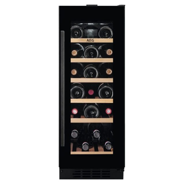 AEG Series 5000 30cm Undercounter Wine Cooler AWS4020B5B Black