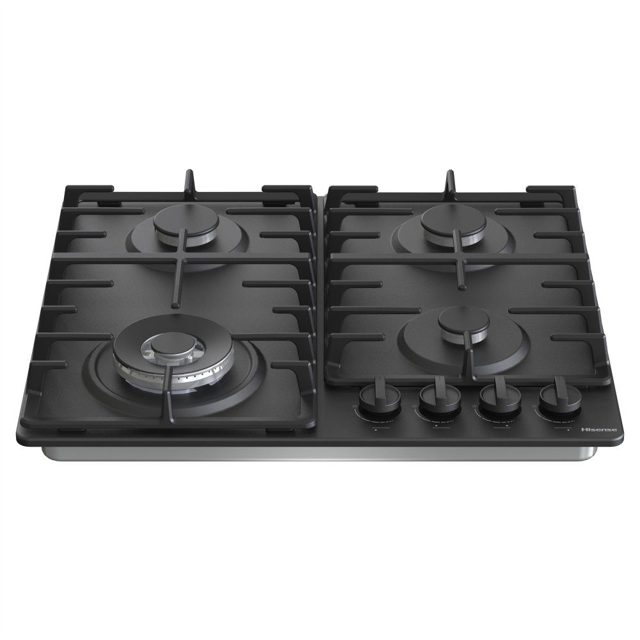 Hisense 60cm 4 Burner Gas Hob GM663BHF Black