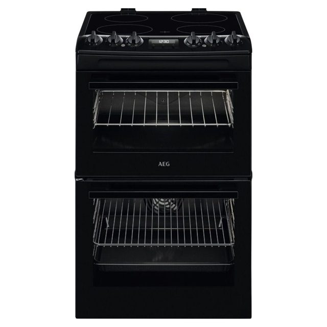 AEG 55cm Freestanding Electric Ceramic Cooker CCX1530ACB Black