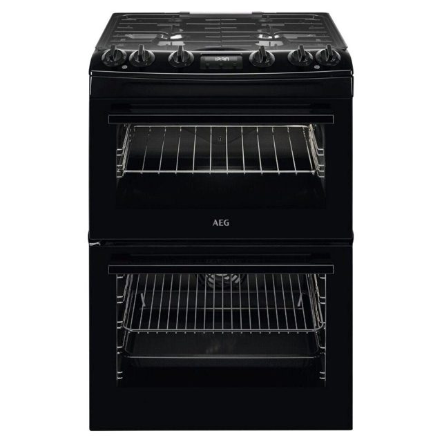 AEG 60cm Freestanding Dual Fuel Cooker CKX6540ACB Black