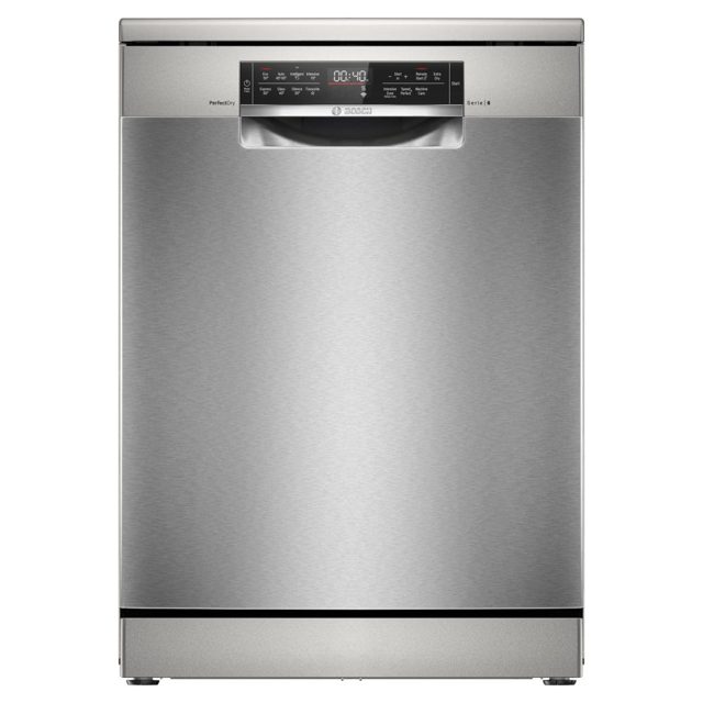 Bosch 60cm Series 6 Freestanding Dishwasher SMS6TCI02G Stainless Steel