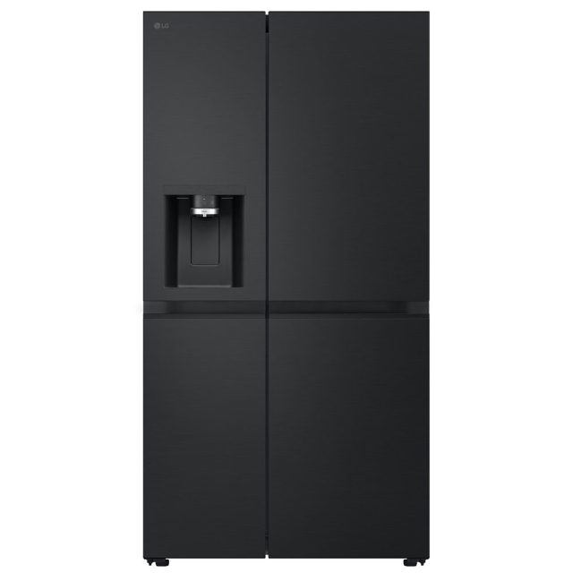 LG American Fridge Freezer Ice & Water Non Plumbed GSLE81EPBD Black Steel