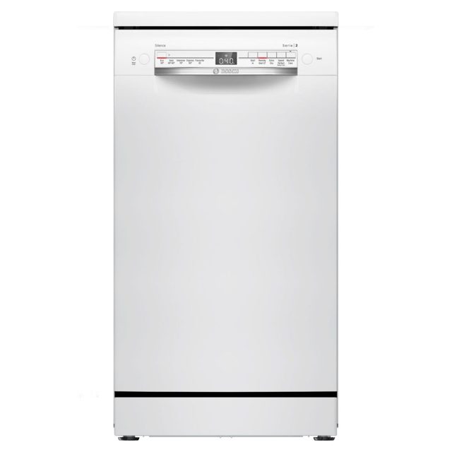 Bosch 45cm Series 2 Freestanding Dishwasher SPS2IKW01G White