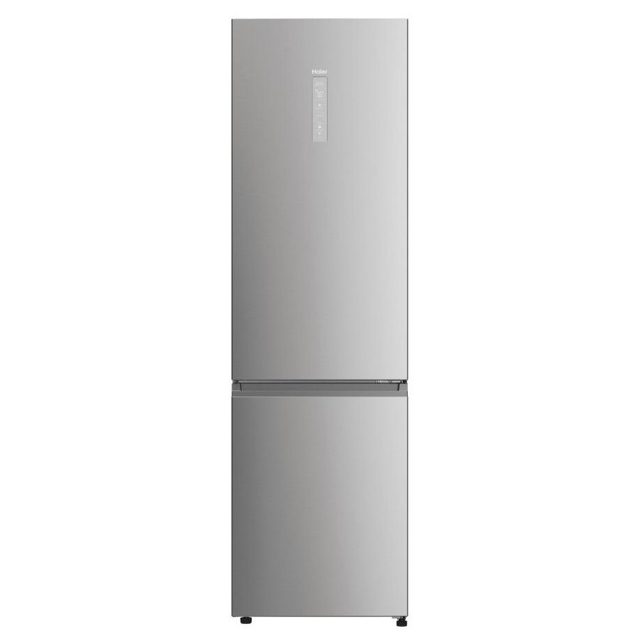 Haier 60cm Series 5 Frost Free Fridge Freezer HDPW5620DNPK Platinum Inox