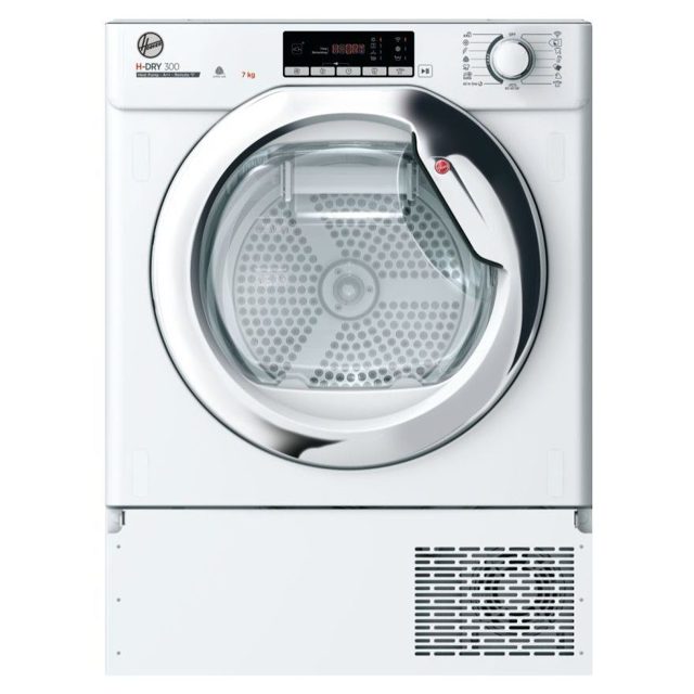 Hoover 7kg Integrated Heat Pump Condenser Dryer BATD H7A2TCE-80