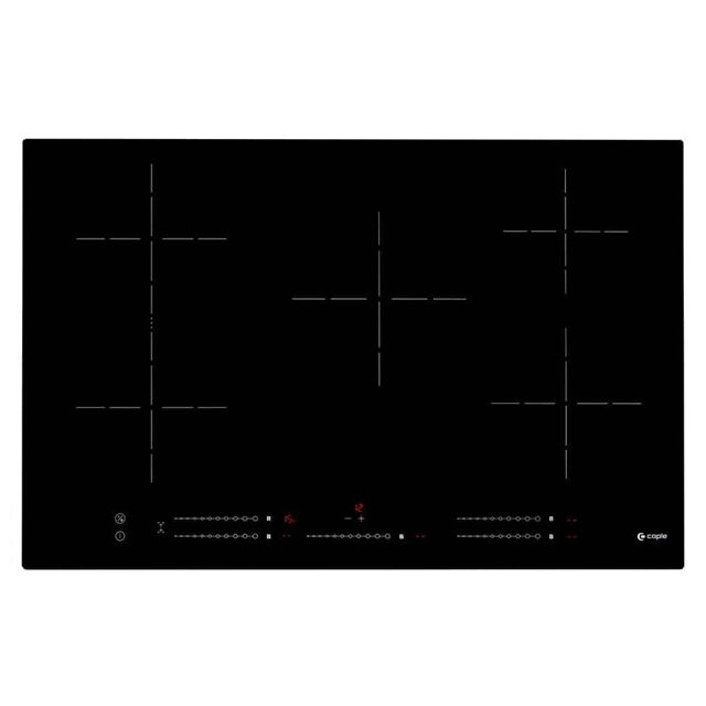 Caple 80cm Frameless 5 Zone Induction Hob C8800I Black