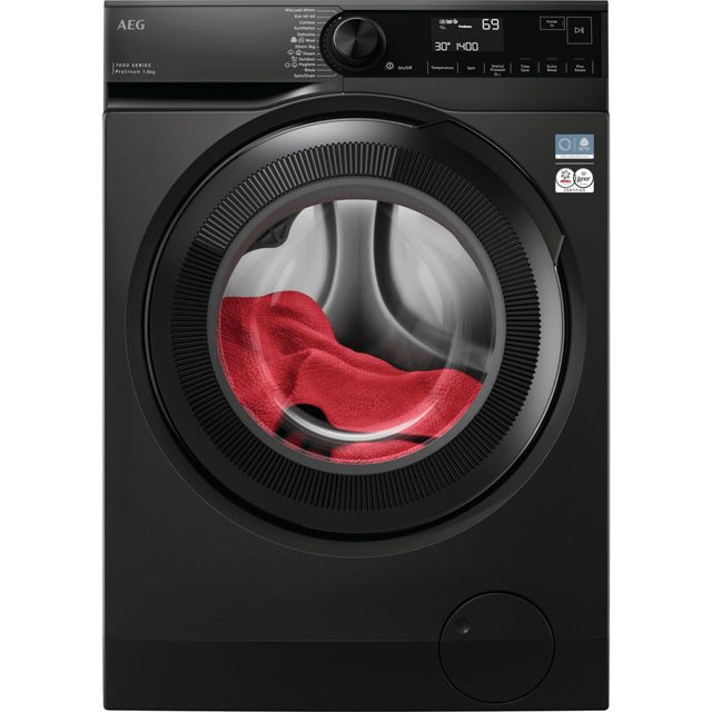 AEG 8kg Series 7000 ProSteam Washing Machine 1400rpm LFSR7484U4B Graphite