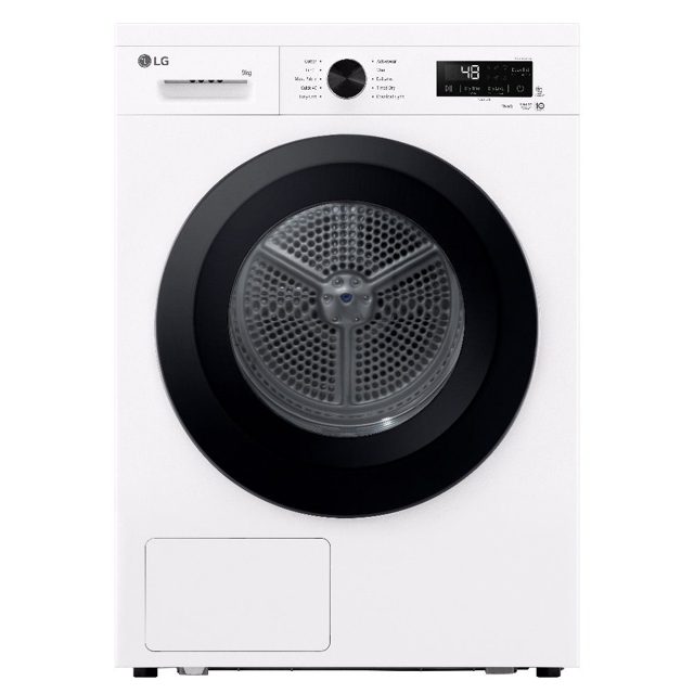 LG Series 2 ThinQ 9kg Heat Pump Tumble Dryer RHX1009NWK White