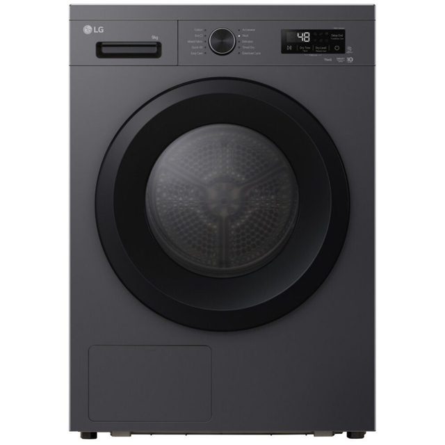 LG 9kg Heat Pump Condenser Dryer RHX1009NMK Slate Grey