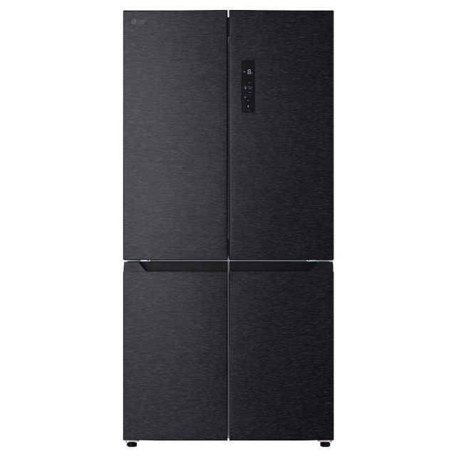 LG French Style Fridge Freezer Non Ice And Water GMM42ABBEH Black Steel