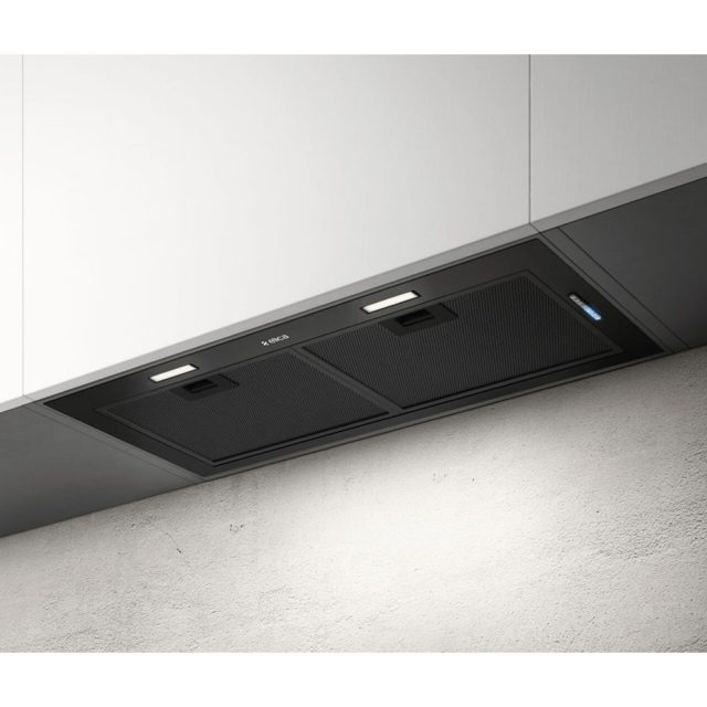 Elica 72cm Canopy Hood FOLD-BLK-80 Black