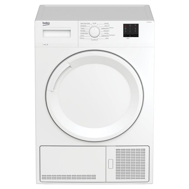 Beko 9kg Condenser Dryer DTKCE90021W White