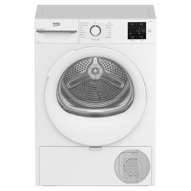 Beko 8kg Heat Pump Condenser Dryer BMN3T3823W White