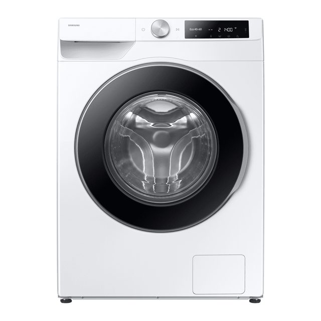 Samsung 9kg Bespoke AI Series 6 AI Energy Ecobubble AutoDose Steam Washing Machine 1400rpm WW90DG6U85LEU1 White