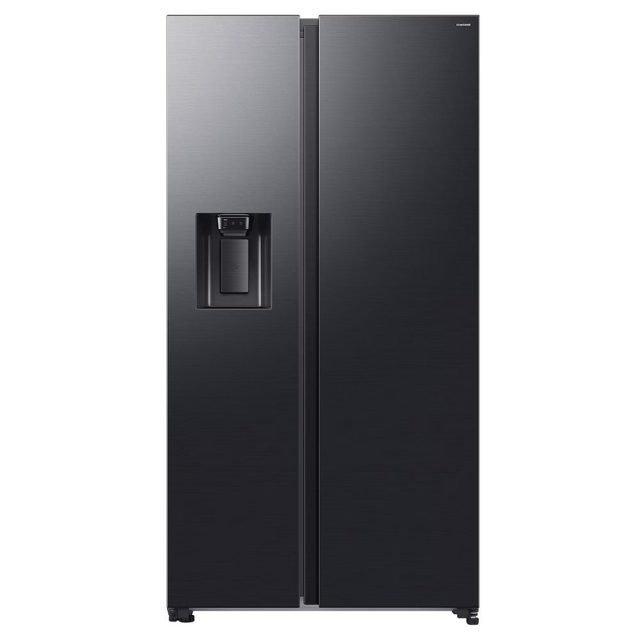 Samsung Series 6 AI SpaceMax American Fridge Freezer With Ice & Water RS70F64KEFEU Black Steel