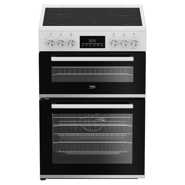 Beko 60cm Freestanding Ceramic Cooker EDC6731W White