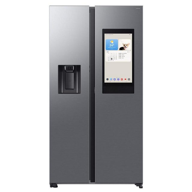 Samsung American Family Hub Fridge Freezer With Ice & Water RS90F66BETEU Stainless Steel