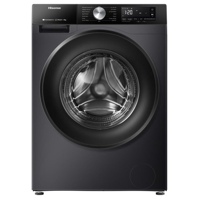 Hisense 8kg 3S Series Washing Machine 1400rpm WF3S8043BB3 Black