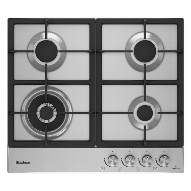Blomberg 58cm 4 Burner Gas Hob GEN73415E Stainless Steel