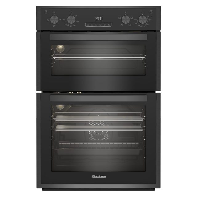 Blomberg Built In Double Oven RODN9202DX Dark Steel