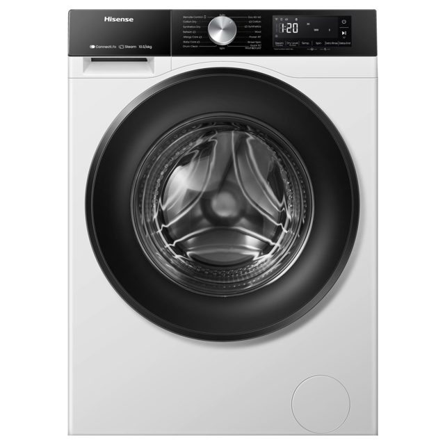 Hisense 10.5kg/6kg 3S Series WiFi-enabled Washer Dryer WD3S1043BW3 White