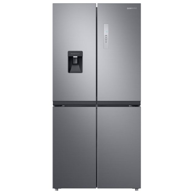 Samsung 4 Door American Fridge Freezer With Water Dispenser Non Plumbed RF48A401EM9 Silver
