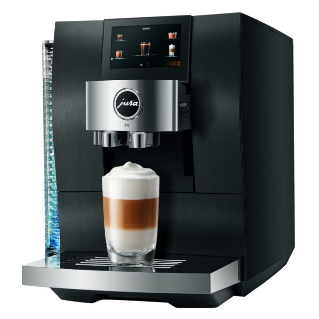 Jura Z10 Freestanding Fully Automatic Bean To Cup Coffee Machine 15488 Aluminium Black