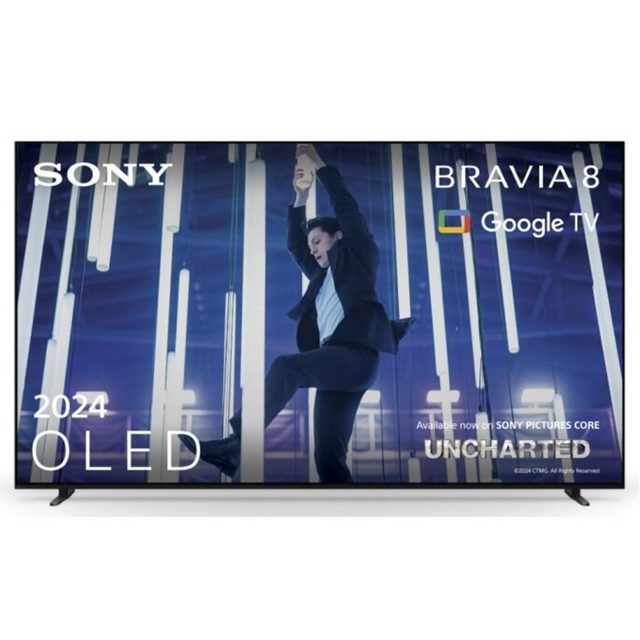 Sony 55 4K BRAVIA 8 OLED HDR Smart TV K55XR80PU Black