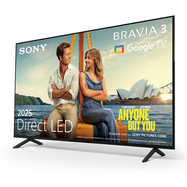 Sony 85 4K BRAVIA 3 LED HDR Smart TV K85S38BP Black