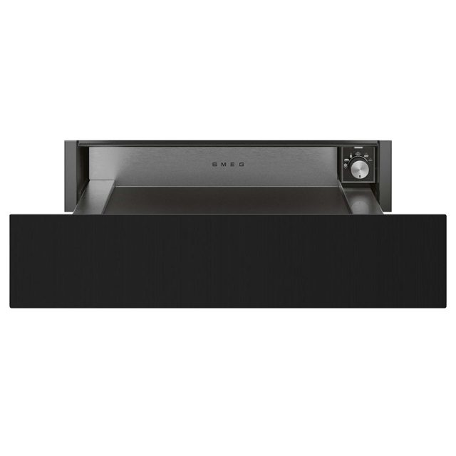 Smeg 14cm Musa Warming Drawer CPR215B Black