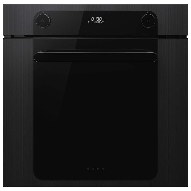 Smeg Musa Built In Pyrolytic Single Oven SFP6201TBI Black