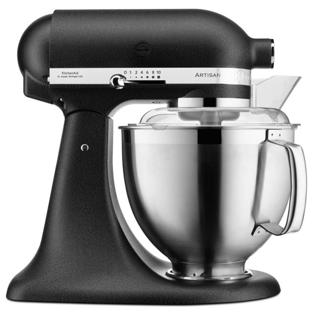 KitchenAid Artisan Stand Mixer 4.8 Litre 5KSM185PSBBK Cast Iron Black