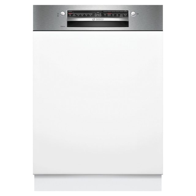 Bosch Series 2 60cm Semi Integrated Dishwasher SMI2HTS06G Stainless Steel
