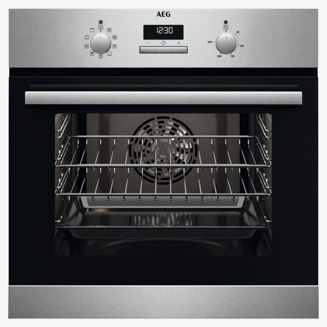AEG Series 6000 Multifunction Single Oven BCX23101EM Stainless Steel