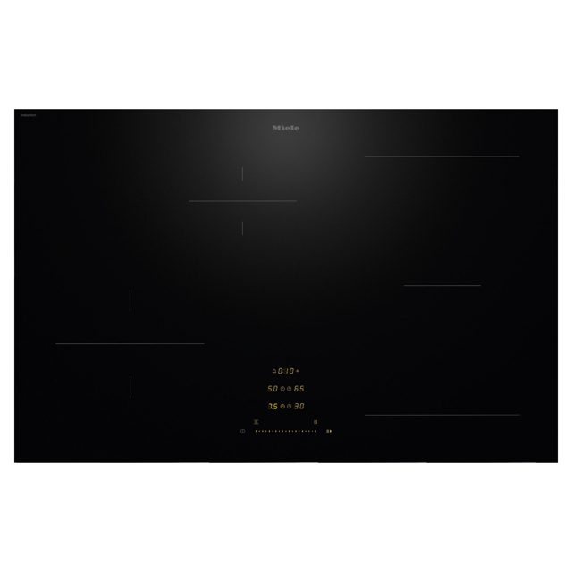 Miele 80cm Five Zone PowerFlex Induction Hob KM8482 FL Black