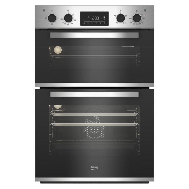 Beko Built In Electric Double Oven CDFY22309X Stainless Steel