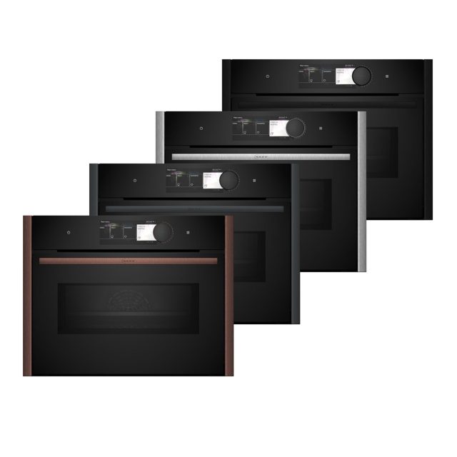Neff N90 Flex Design Compact Pyrolytic Combination Microwave Oven For Tall Housing C29MY7MY0 MULTICOLOURED