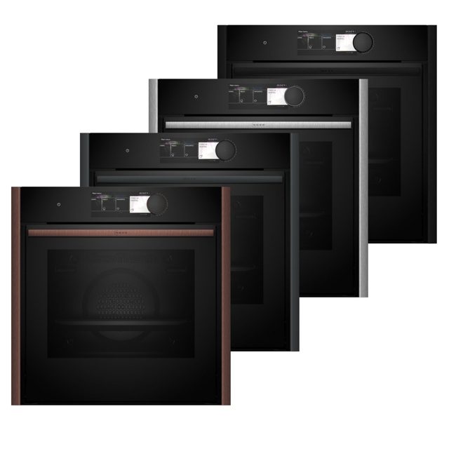 Neff N90 Flex Design Slide & Hide Pyrolytic Multifunction Single Oven B69CY7MY0 Multicoloured