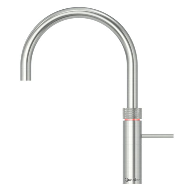 Quooker Round Boiling Water Tap 3 In 1 SS Stainless Steel