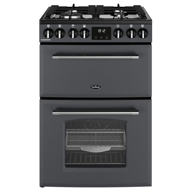 Belling 60cm Freestanding Dual Fuel Mini Range Cooker 444411812 Anthracite
