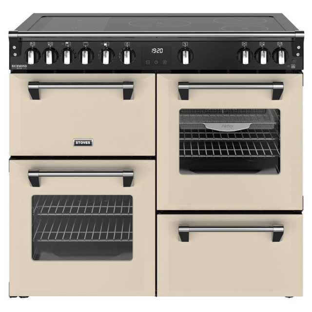 Stoves Richmond Deluxe 100EI Induction Range Cooker 444411874 Cream