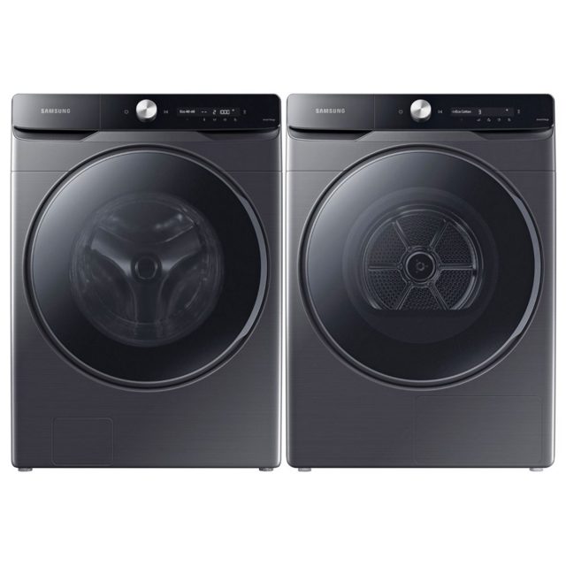 Samsung Oversized 20Kg Washing Machine & 16Kg Dryer WF20DG8650BV DV16DG8600BV PACK Black