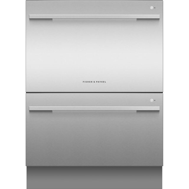 Fisher Paykel Series 9 Designer Series Double DishDrawer With Sanitise DD60DDFHX9 Stainless Steel